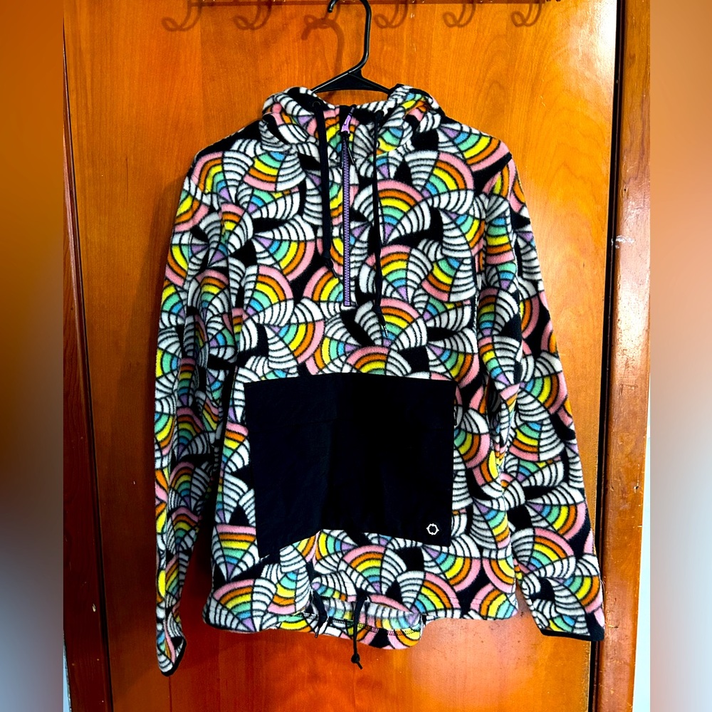 Thick, Fun Print, Big Sweater with Hoodie